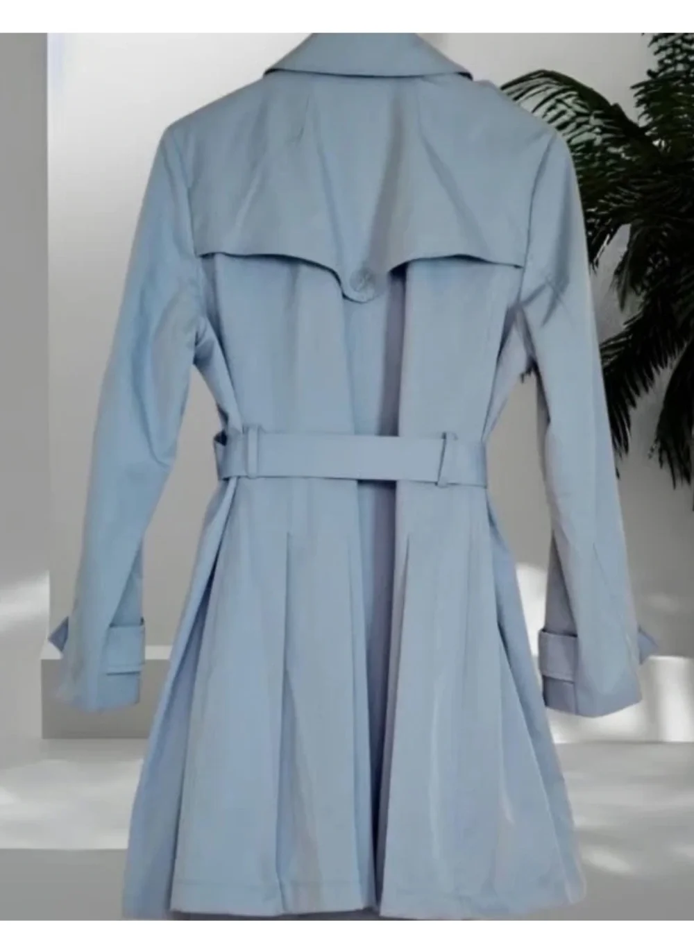 Kate Spade Pleat Back Trench Coat